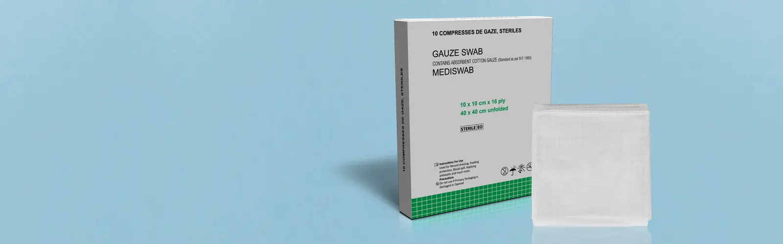 Market Leader<br/> in Gauze Swabs