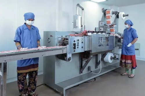 Bulk medical dressing manufacturing for Belgian importers