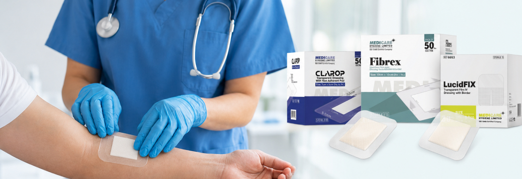 Medical dressing and wound care products supplied to Belgium
