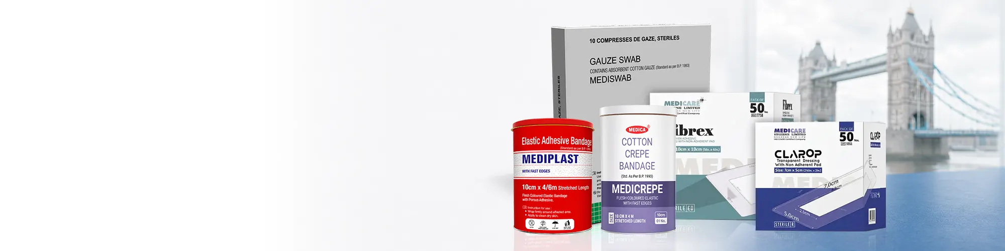 Medical dressing manufacturer and supplier to the United Kingdom